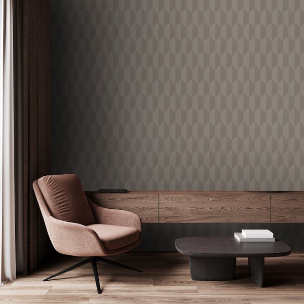 Origin Wallcoverings Tapete 3D Muster Taupe - 50 x 900 cm - 348039