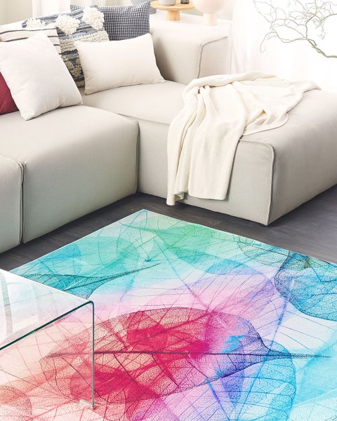 Teppich bunt 160 x 230 cm Kurzflor ANTAKYA