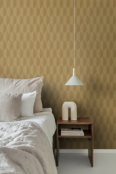 Origin Wallcoverings Tapete 3D Muster Ockergelb - 50 x 900 cm - 348038