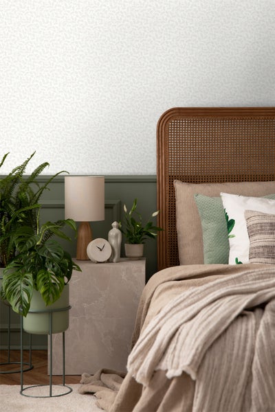 Borastapeter Tapete Blätter Grau - 53 cm x 11.2 m - 660126