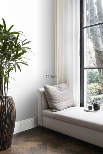 Origin Wallcoverings Tapete Uni Crême-Weiß - 53 cm x 10.05 m - 346612