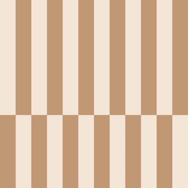 ESTAhome Tapete Streifen Beige und Braun - 53 cm x 10.05 m - 131214