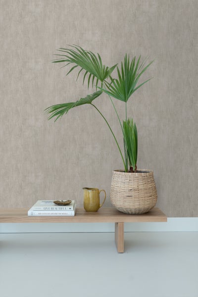 ESTAhome Tapete mit malerischem Effekt Grau - 0,53 x 10,05 m - 148735