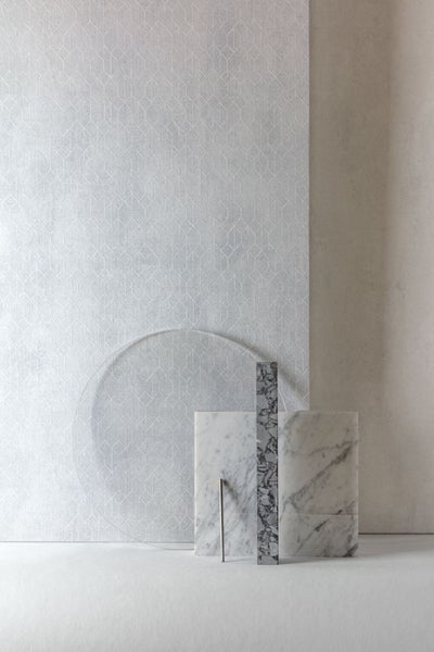 Gestreiftes Sitzkissen