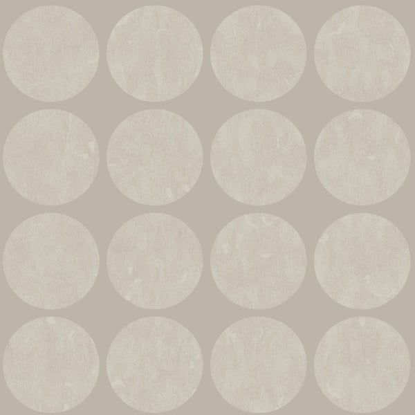 Origin Wallcoverings Tapete große verwitterte Kugeln Silber - 53 cm x 10.05 m - 347607