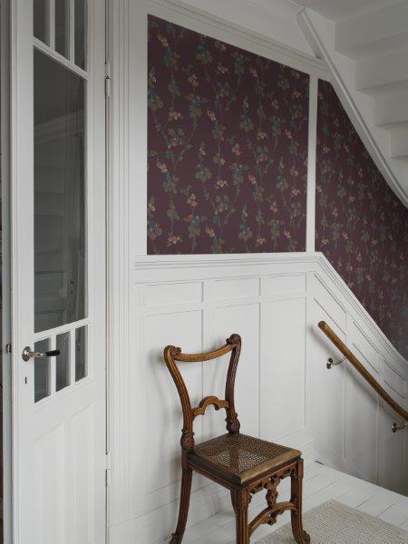 Borastapeter Tapete Blumen Braun - 53 cm x 10.05 m - 660846