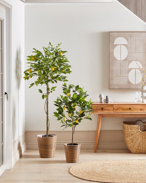 Kunstpflanze LEMON TREE 156 cm Grün
