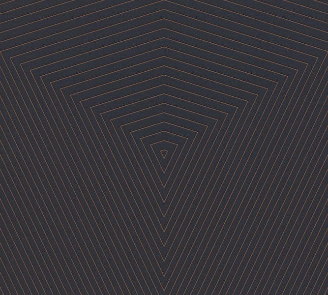 Dekorative Wand mit Dreiecksmuster für den Innenbereich