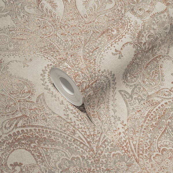 Tapetenrolle mit Paisley-Muster