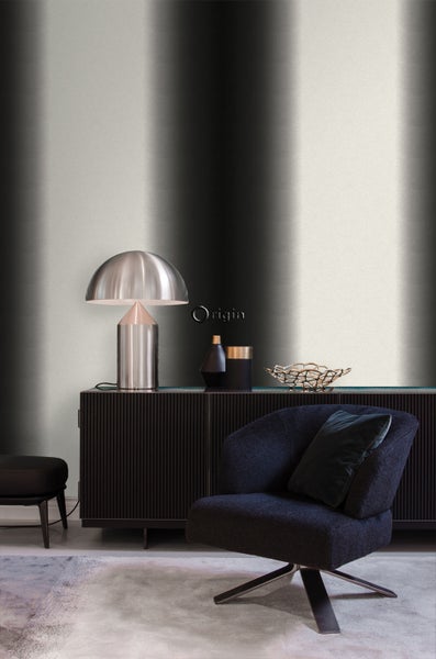 Origin Wallcoverings Tapete Dip Dye-Motiv Schwarz - 53 cm x 10.05 m - 346938