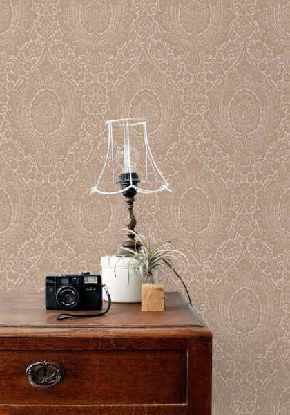 ESTAhome Tapete Ornamente Altrosa - 50 x 900 cm - 139632