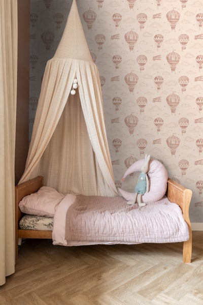 ESTAhome Tapete Luftballons Terrakottarosa - 50 x 900 cm - 139717