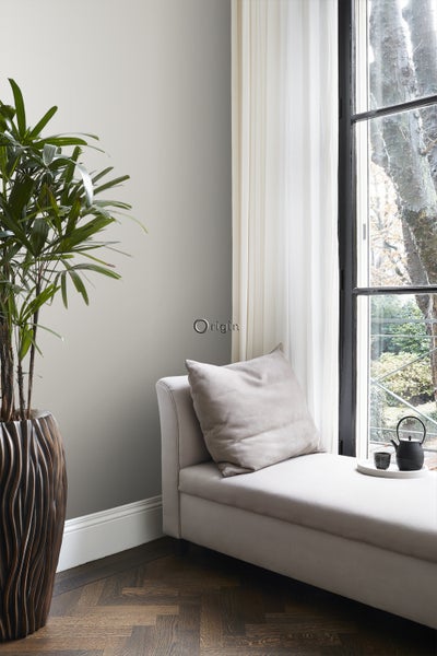 Origin Wallcoverings Tapete Uni Lila Grau - 53 cm x 10.05 m - 346614