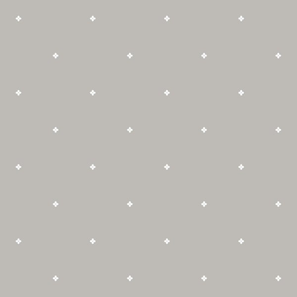 Sanders und Sanders Tapete Blumen Taupe und Weiß - 53 cm x 10 m - 640413