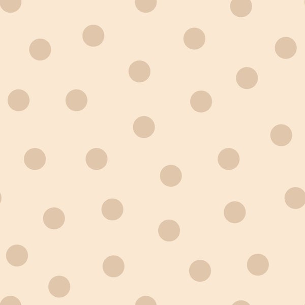 ESTAhome Tapete Punkte Beige - 53 cm x 10.05 m - 139730