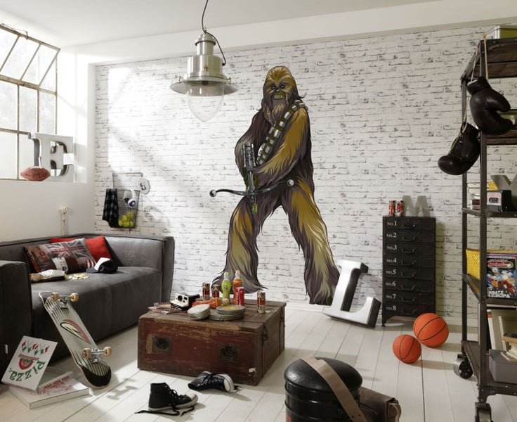 Disney Wandtattoo Star Wars Chewbacca XXL Braun - 127 x 200 cm - 612421