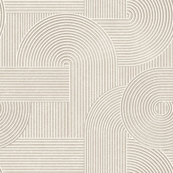 Origin Wallcoverings Tapete 3D-Muster Grau - 53 cm x 10.05 m - 348014