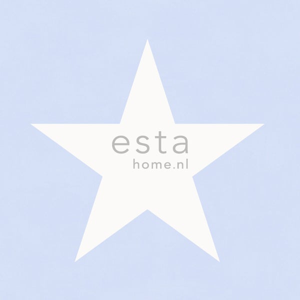 ESTAhome Tapete Sterne Himmelblau - 53 cm x 10.05 m - 136453