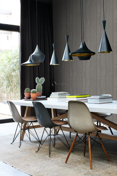 Origin Wallcoverings Tapete Holzoptik Grau - 53 cm x 10.05 m - 347525