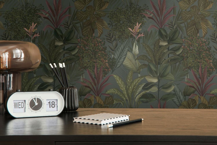 Runder Teppich aus Naturfaser