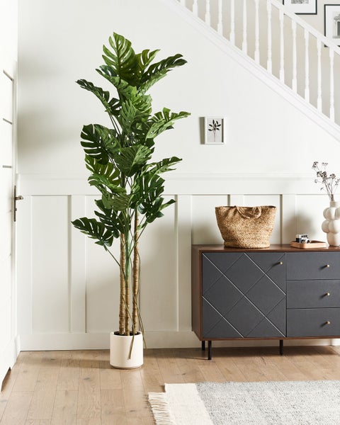 Kunstpflanze MONSTERA PLANT 221 cm Grün