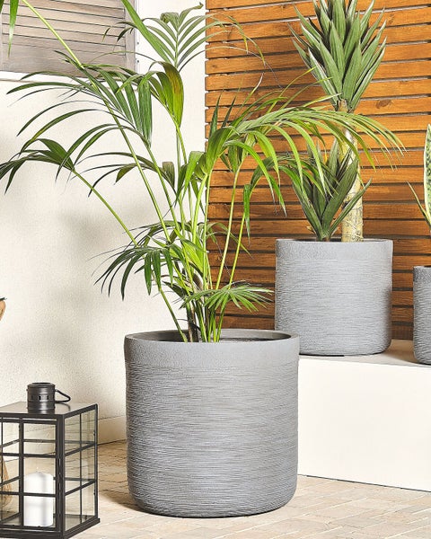 Blumenkübel SAMOS 42 cm Grau