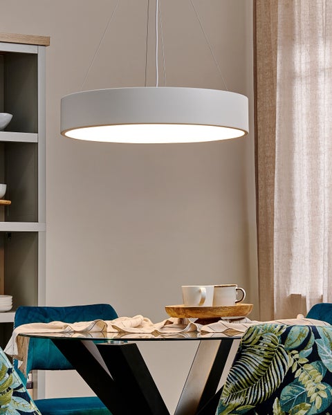 LED Hängeleuchte BALILI Metall Weiß