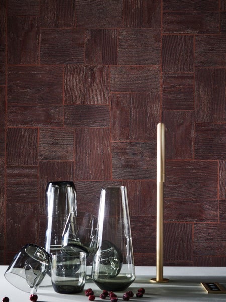 Nahaufnahme einer strukturierten Tapete