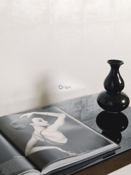 Origin Wallcoverings Tapete Uni Weiß - 53 cm x 10.05 m - 326308