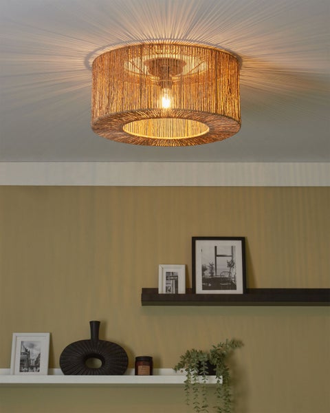 Deckenlampe SEWA Jute Naturfarben
