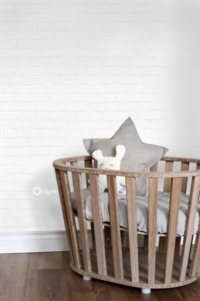 Origin Wallcoverings Tapete Stein-Optik Weiß - 53 cm x 10.05 m - 347486