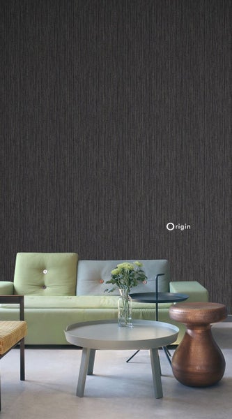 Origin Wallcoverings Tapete Bambusmuster Braun-Schwarz - 53 cm x 10.05 m - 347406