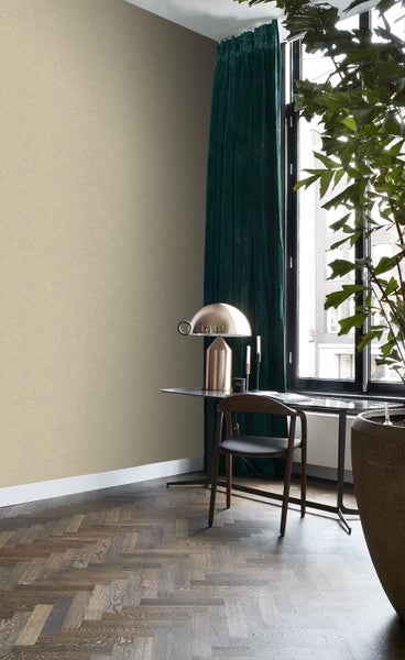 Origin Wallcoverings Tapete Uni Bronze - 53 cm x 10,05 m - 346206