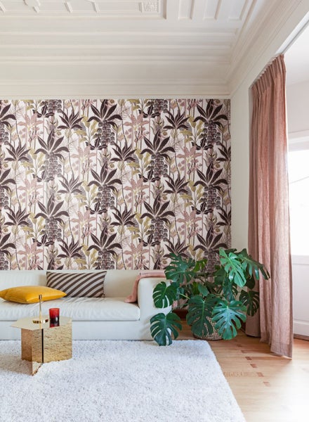 Masureel Tapete Blumen Beige - 53 cm x 10.05 m - 630565
