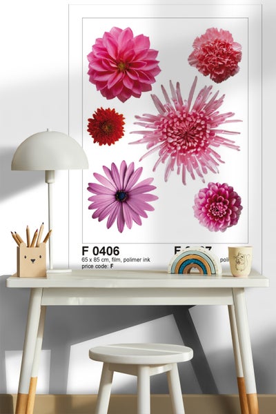 Dekoratives Blumenbild im Rahmen, Größe 65 x 85 cm