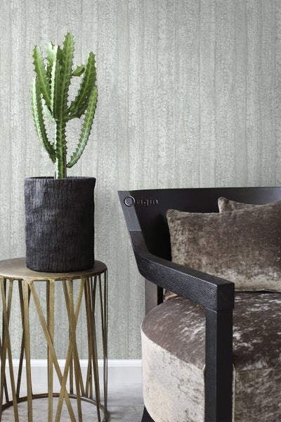 Origin Wallcoverings Tapete Holz-optik Mintgrün - 53 cm x 10.05 m - 347529