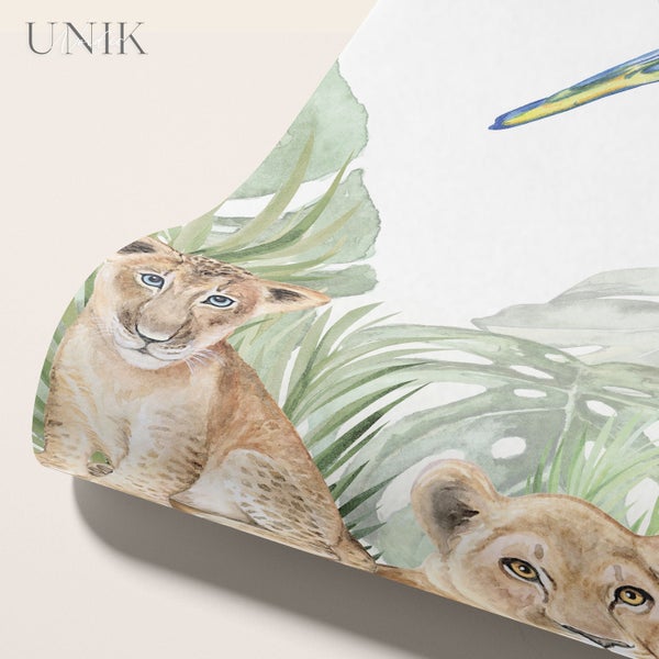 Kindertapete Dschungel­tiere 200 x 300 cm