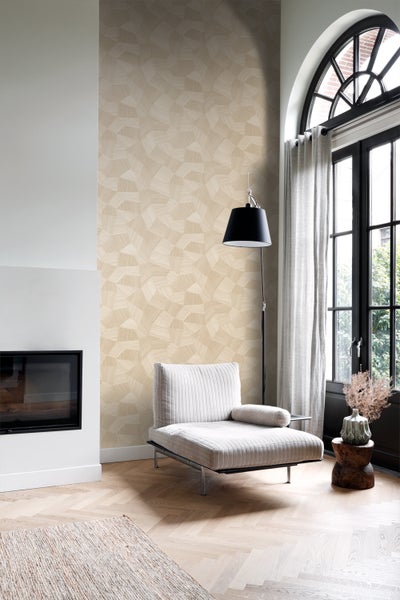 Origin Wallcoverings Tapete 3D-Muster Sandbraun - 53 cm x 10.05 m - 347983