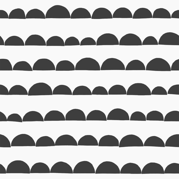 ESTAhome Tapete grafisches Motiv Schwarz-Weiß - 53 cm x 10.05 m - 139268