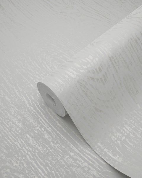 Origin Wallcoverings Tapete Holz-optik Crême-Weiß - 53 cm x 10.05 m - 347553