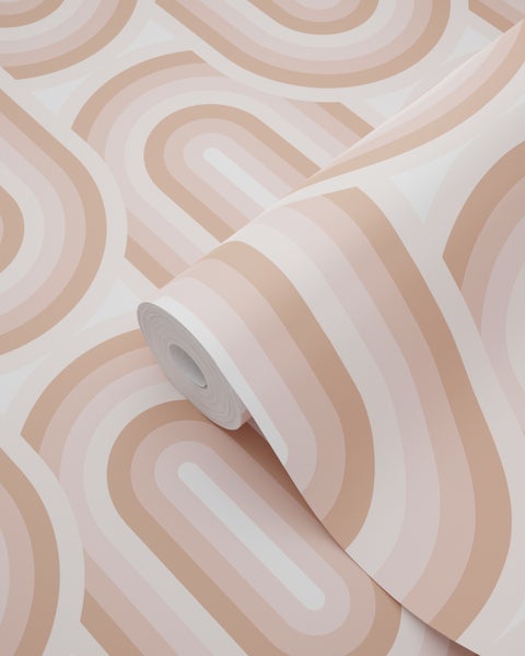 ESTAhome Tapete Retro-Ornamente Hellrosa - 50 x 900 cm - 130982
