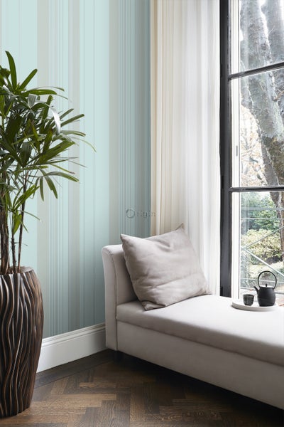 Origin Wallcoverings Tapete Streifen Meeresgrün - 53 cm x 10.05 m - 346228