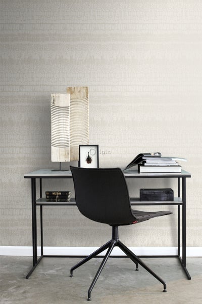 Origin Wallcoverings Tapete Tierhautmuster Crême-Weiß - 53 cm x 10.05 m - 346649