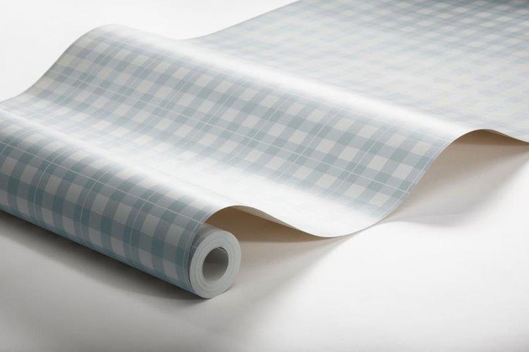 Tapetenrolle mit Karomuster