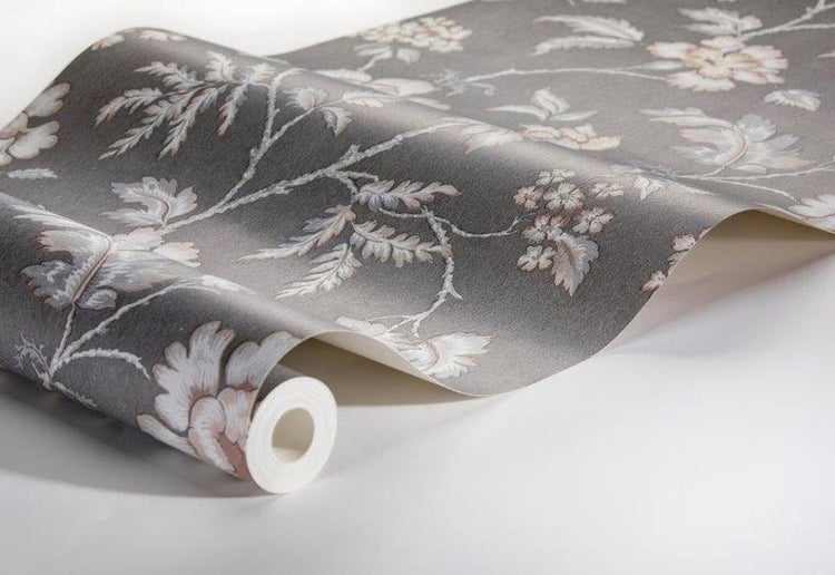 Borastapeter Tapete Blumen Braun - 53 cm x 10.05 m - 660413