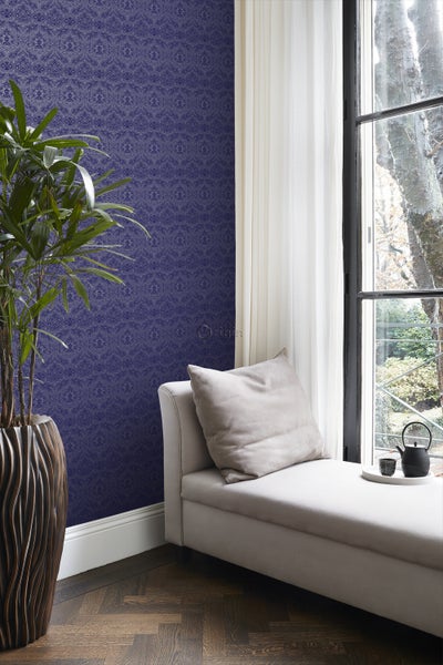 Origin Wallcoverings Tapete Ornamente Lila - 53 cm x 10,05 m - 346245