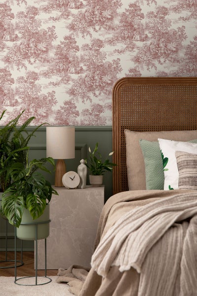 Tapetenrolle mit Landschaftsmuster