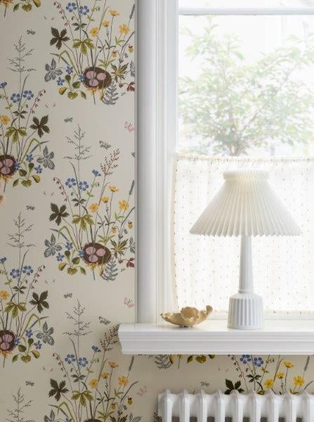Borastapeter Tapete Feldblumen Gelb - 53 cm x 10.05 m - 660732