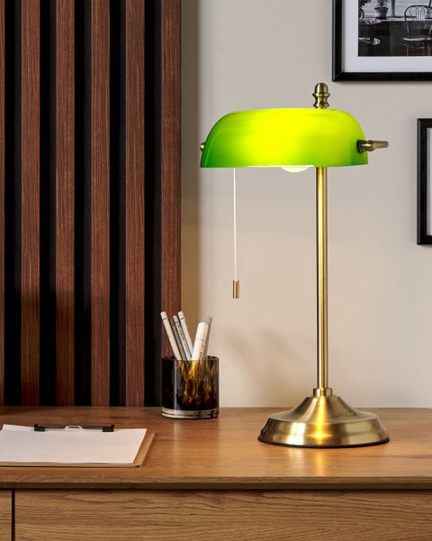 Schreibtischlampe MARAVAL Metall Grün
