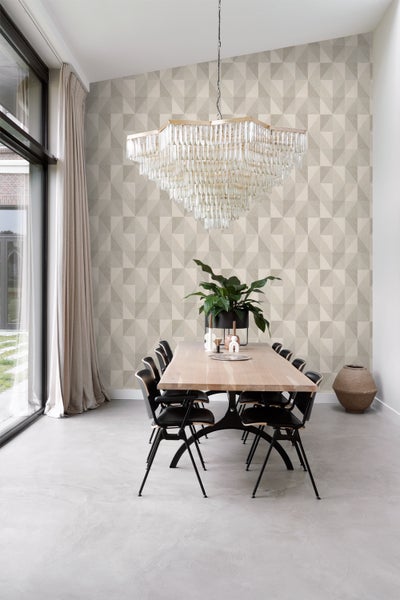 Origin Wallcoverings Tapete 3D-Muster Beige - 50 x 900 cm - 347893